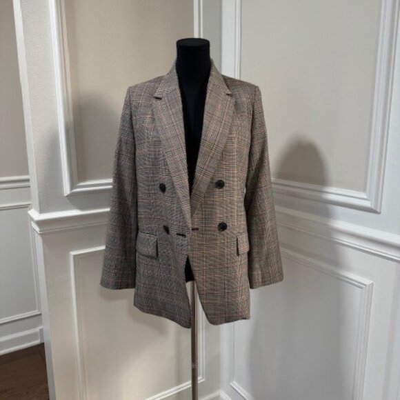 FRAME Oversized double breasted boyfriend blazer. XS EUC - Picture 7 of 7